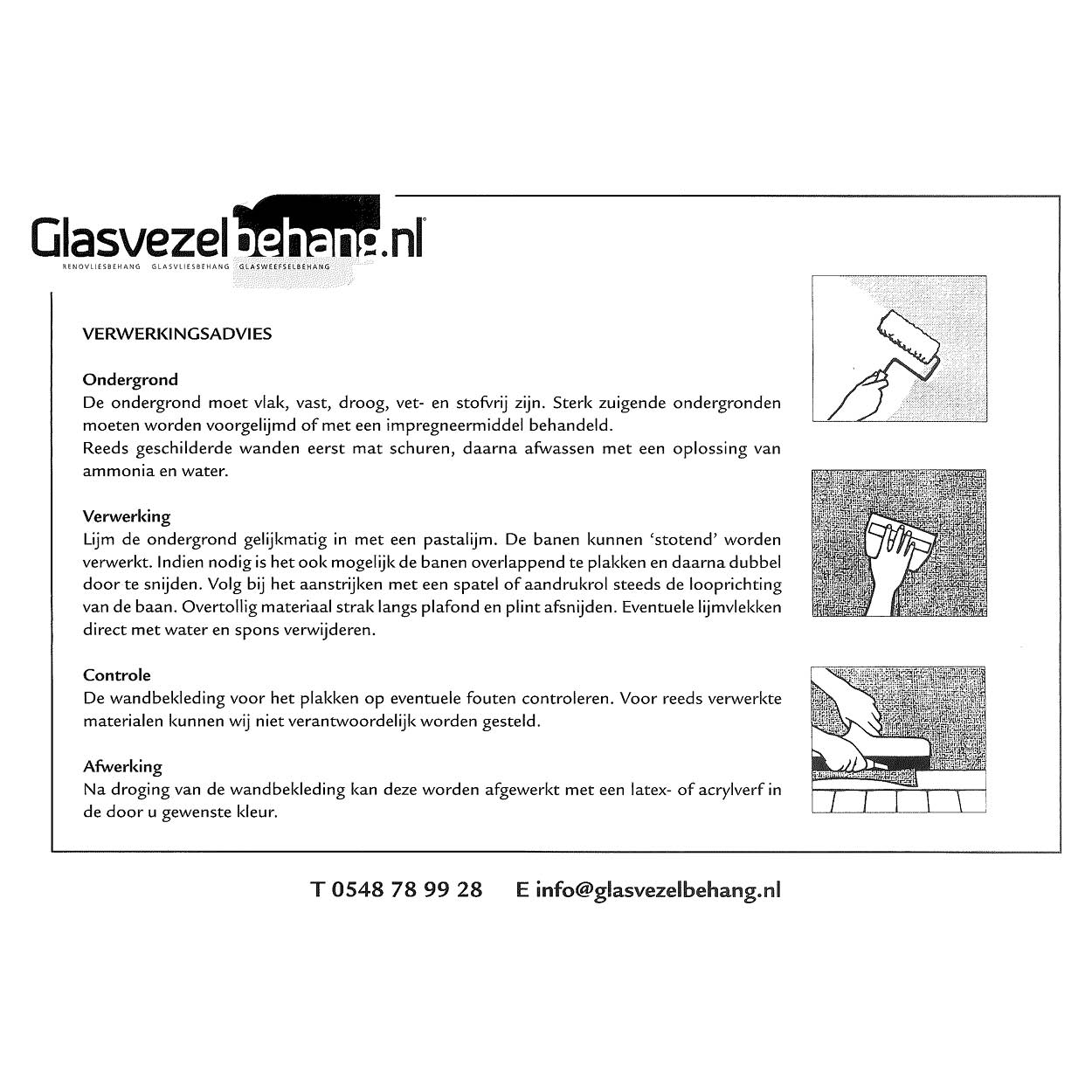 Intervos | Glasvezelbehang